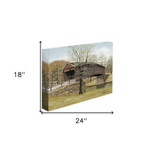 The Old Humpback Bridge Wrapped Canvas Print Wall Art