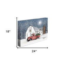 Wintry Weather Wrapped Canvas Print Wall Art