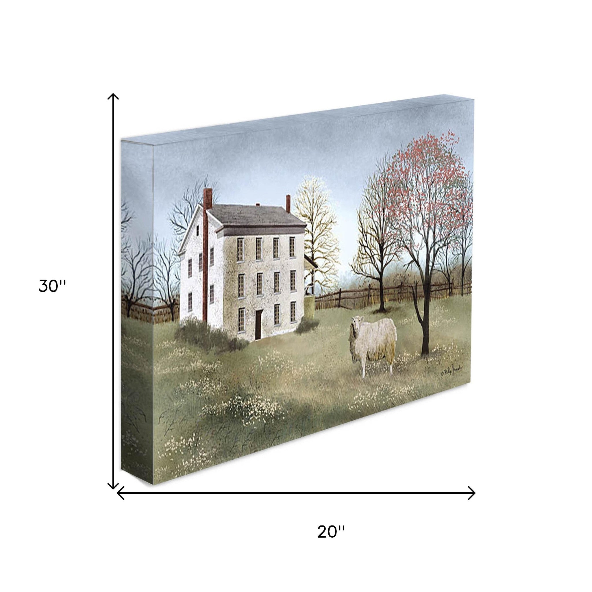 Spring At White House Farm Wrapped Canvas Print Wall Art