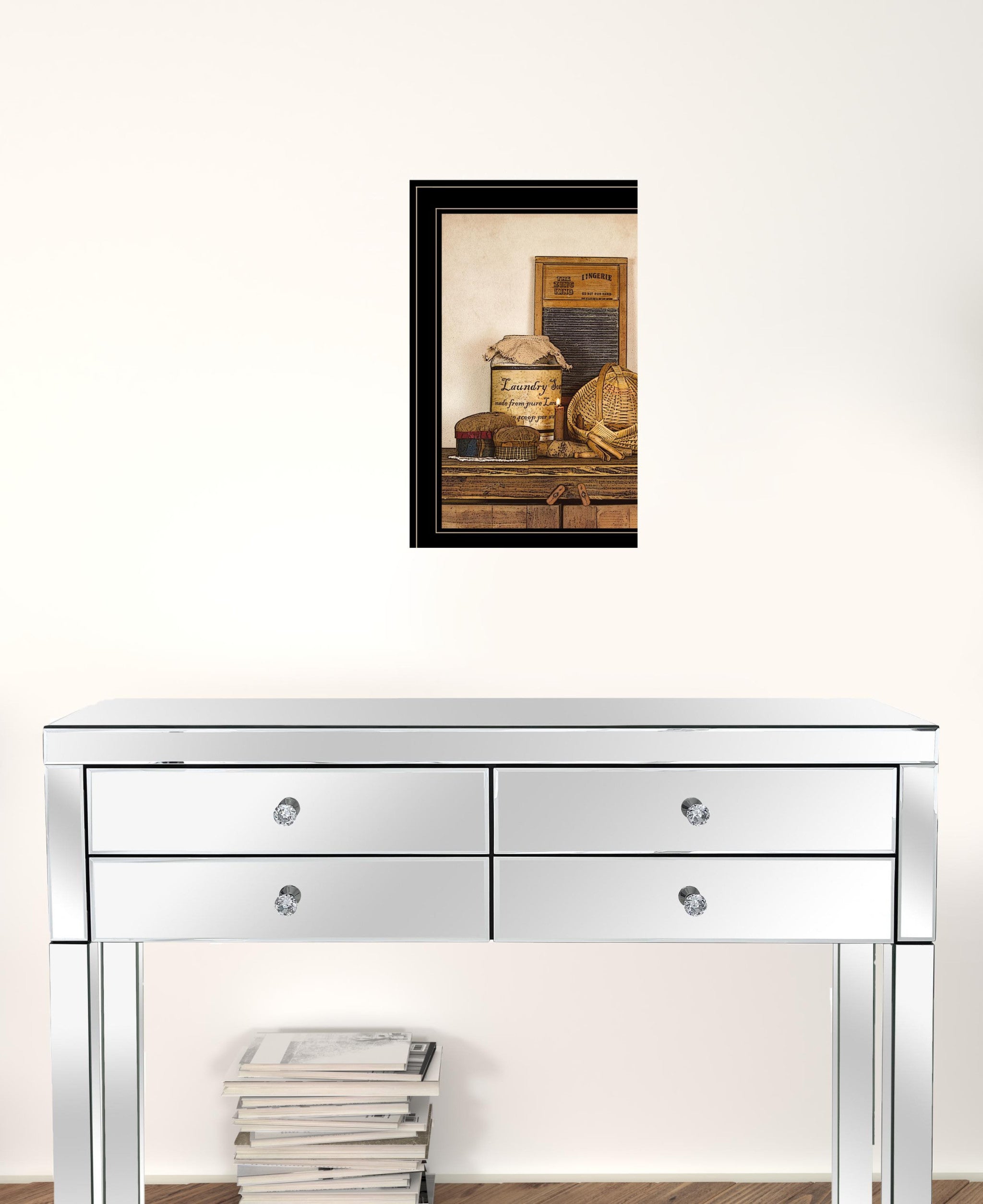 Laundry Soap 2 Black Framed Print Wall Art