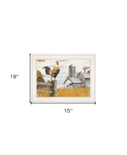 Down On The Farm Ii White Framed Print Wall Art