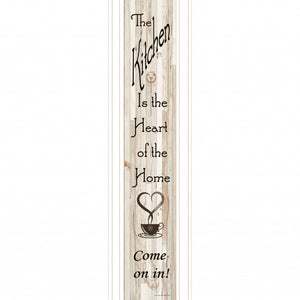 Kitchen Is The Heart Of The Home 16 White Framed Print Kitchen Wall Art