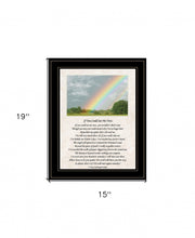 If You Can See Me Now Double Rainbow Black Framed Print Wall Art