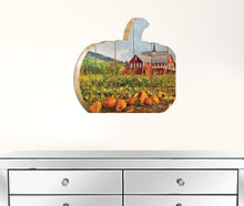 Red Barn Pumpkin Patch Unframed Print Wall Art