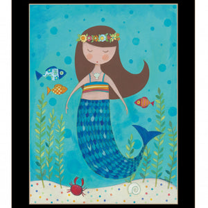 Under The Sea 5 Black Framed Print Wall Art