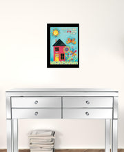 There is No Place Like Home Black Framed Print Wall Art