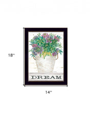 Dream Succulents 1 Black Framed Print Wall Art