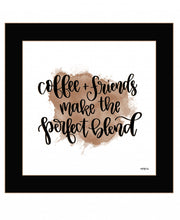 Coffee And Friends 1 Black Framed Print Wall Art