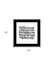 The Most Important Work 1 Black Framed Print Wall Art