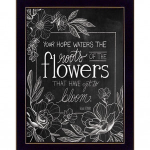Yet To Bloom 2 Black Framed Print Wall Art
