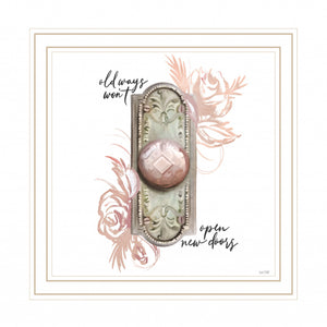 Old Ways In Blush 2 White Framed Print Wall Art