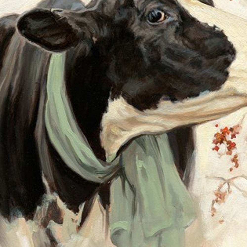 The Winter Robin 5 White Wrapped Canvas Print Wall Art