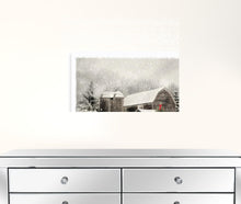 Farmhouse Christmas 3 White Wrapped Canvas Print Wall Art