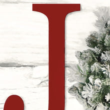 Christmas Joy 3 White Wrapped Canvas Print Wall Art