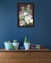 Wild For Plum Bouquet 2 Black Framed Print Wall Art
