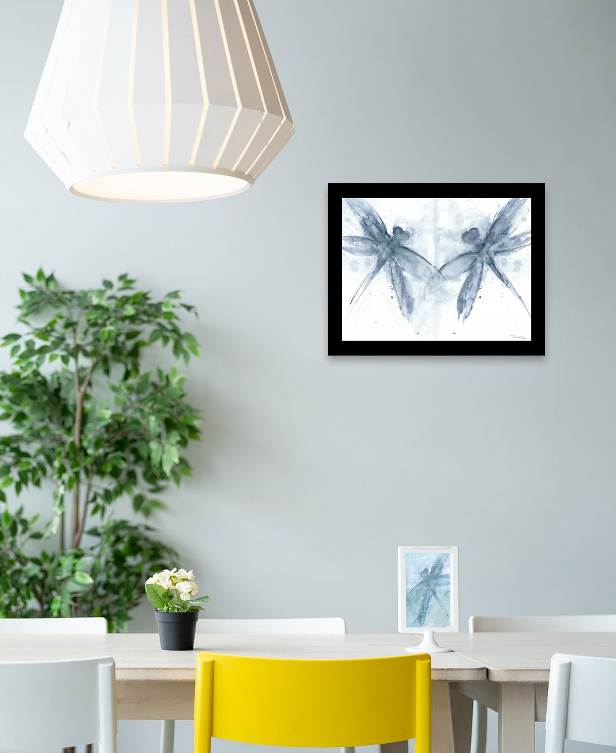 Fly Away 1 Black Framed Print Wall Art