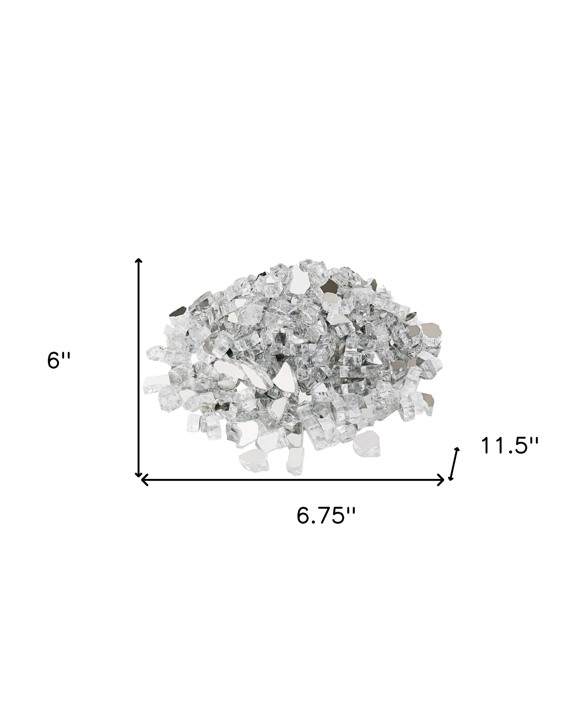Premium Crystal Clear Decorative Fire Pit Glass
