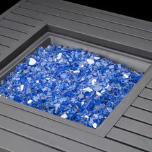 Premium Crystal Blue Decorative Fire Pit Glass