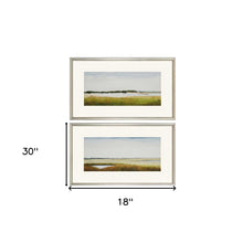 Set Of Two Marshlands Ii Set Of 2 Framed Art Silver Picture Frame Print Wall Art