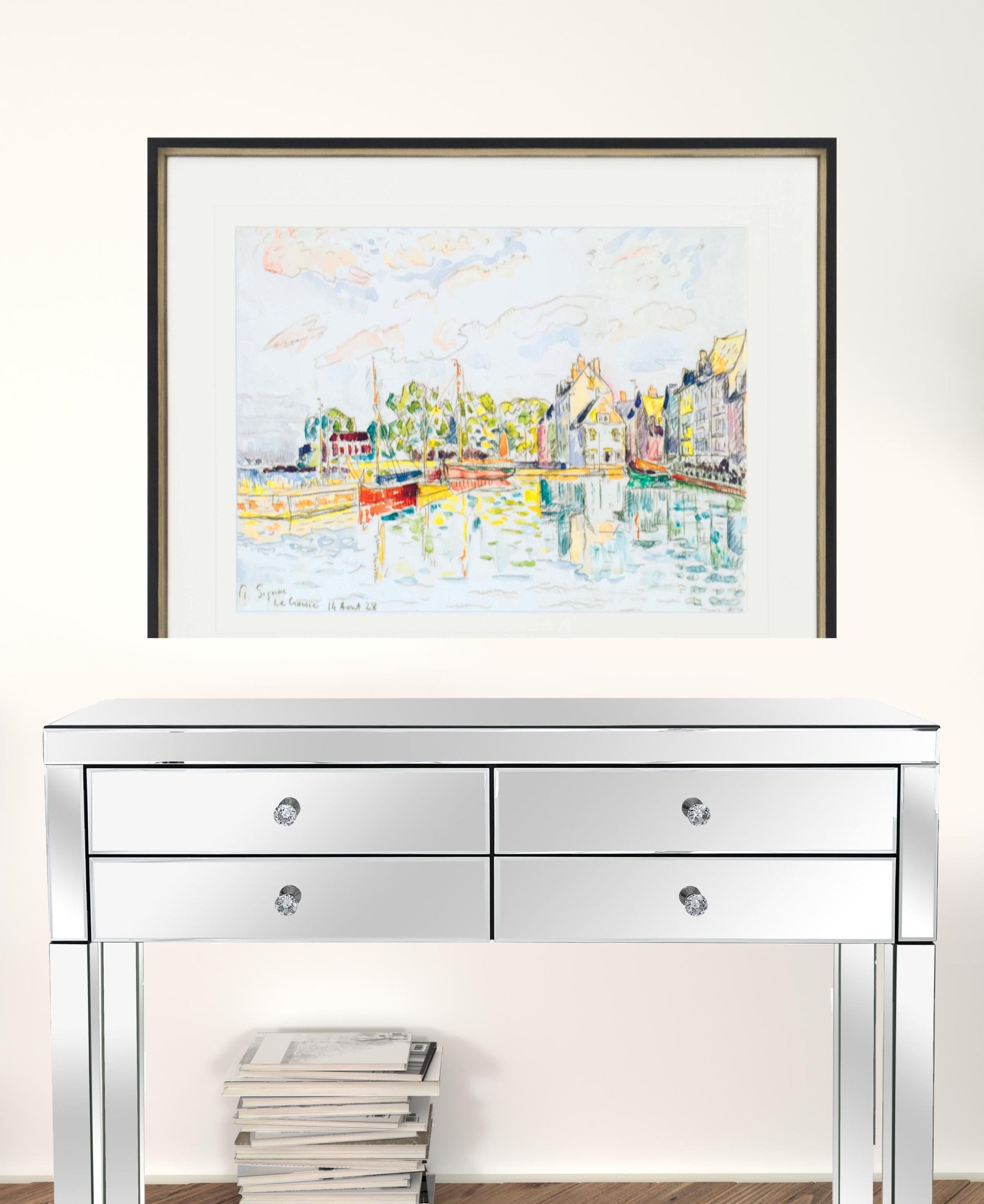 Le Croisic France Black Picture Frame Print Wall Art