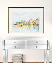 Le Croisic France Black Picture Frame Print Wall Art