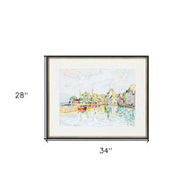 Le Croisic France Black Picture Frame Print Wall Art