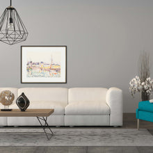 Le Croisic Ii Framed Art Black Picture Frame Print Wall Art