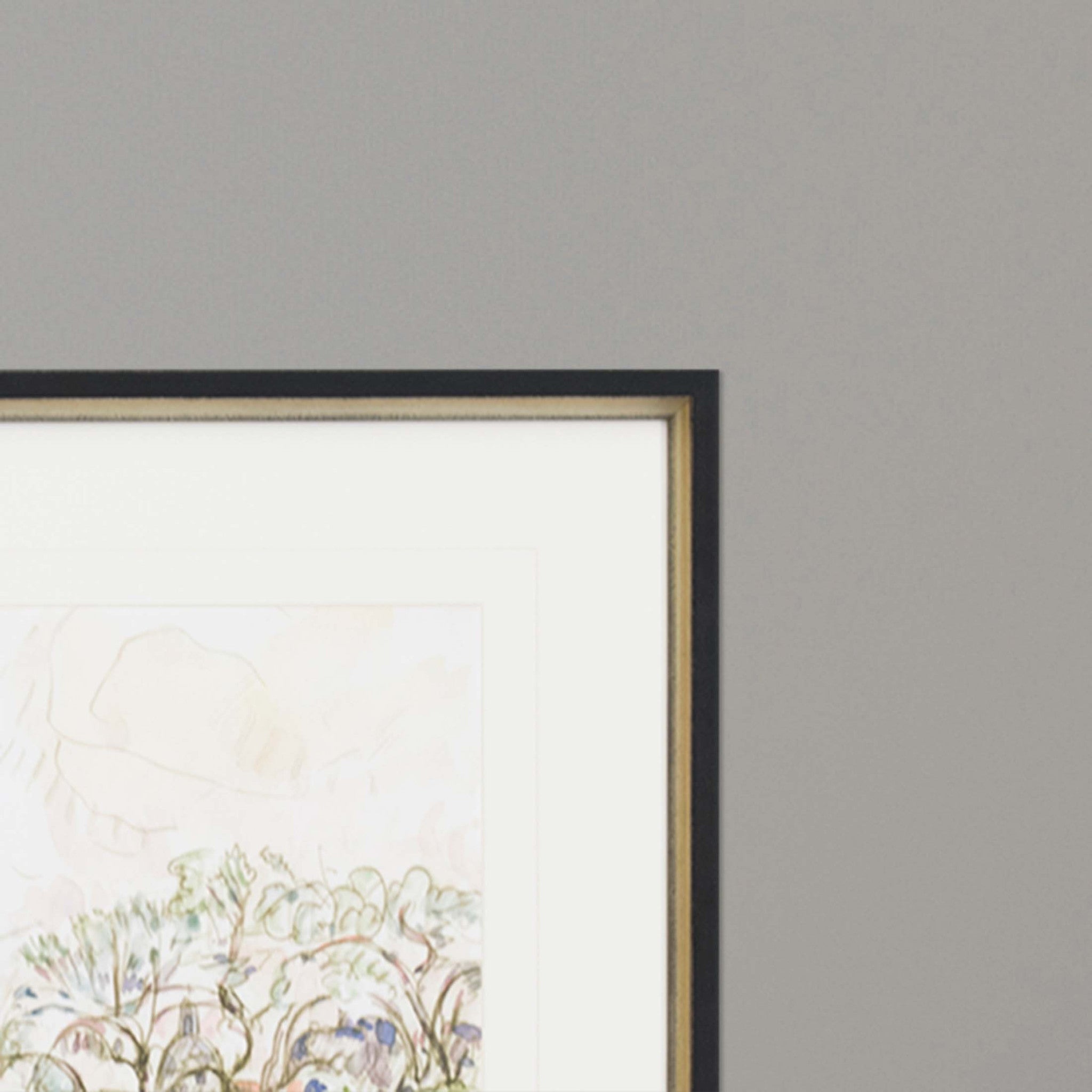 Paris Le Place Dauphine Framed Art Black Picture Frame Print Wall Art