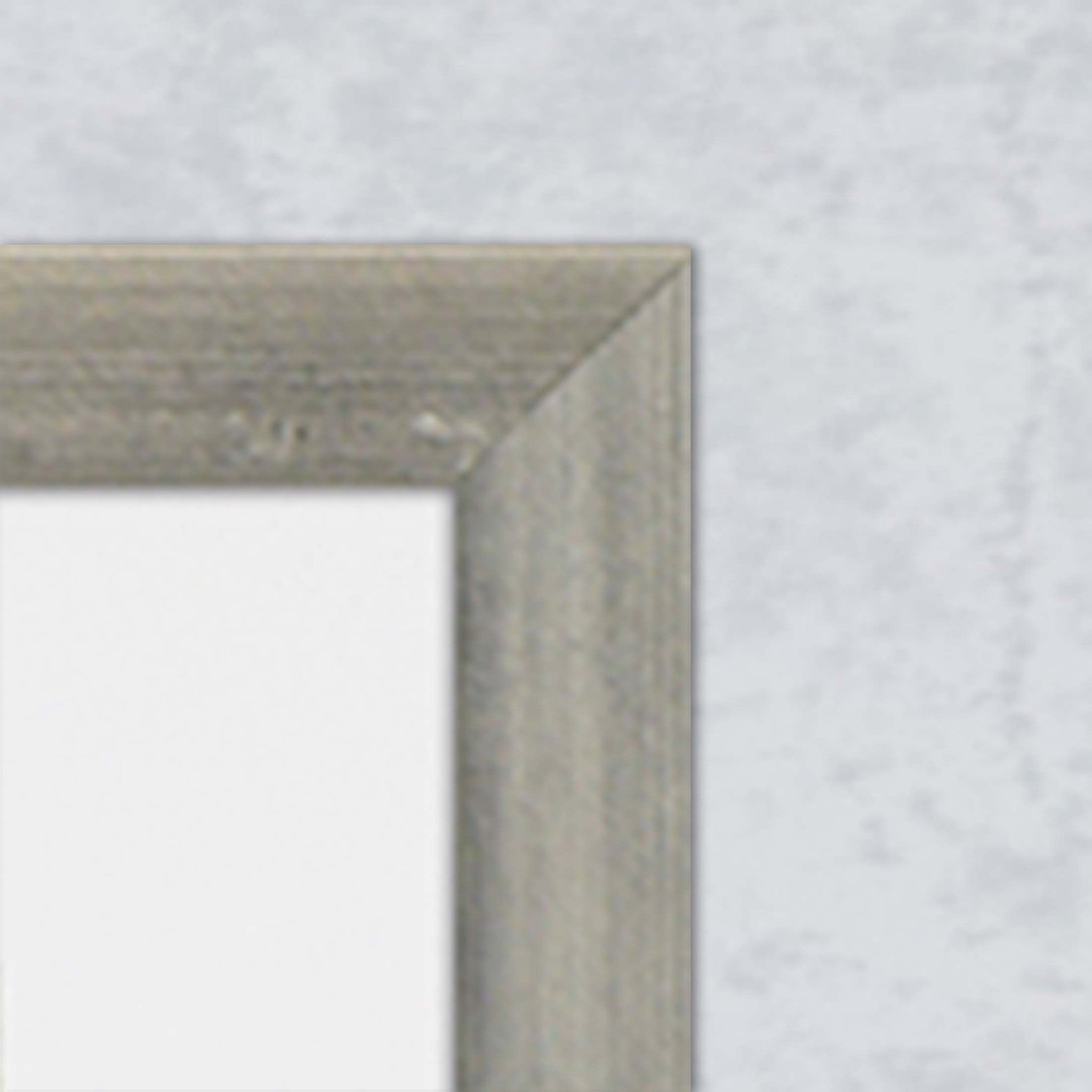 Heron On Black II Silver Picture Frame Print Wall Art