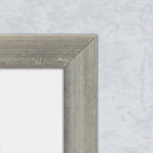 Heron On Black II Silver Picture Frame Print Wall Art