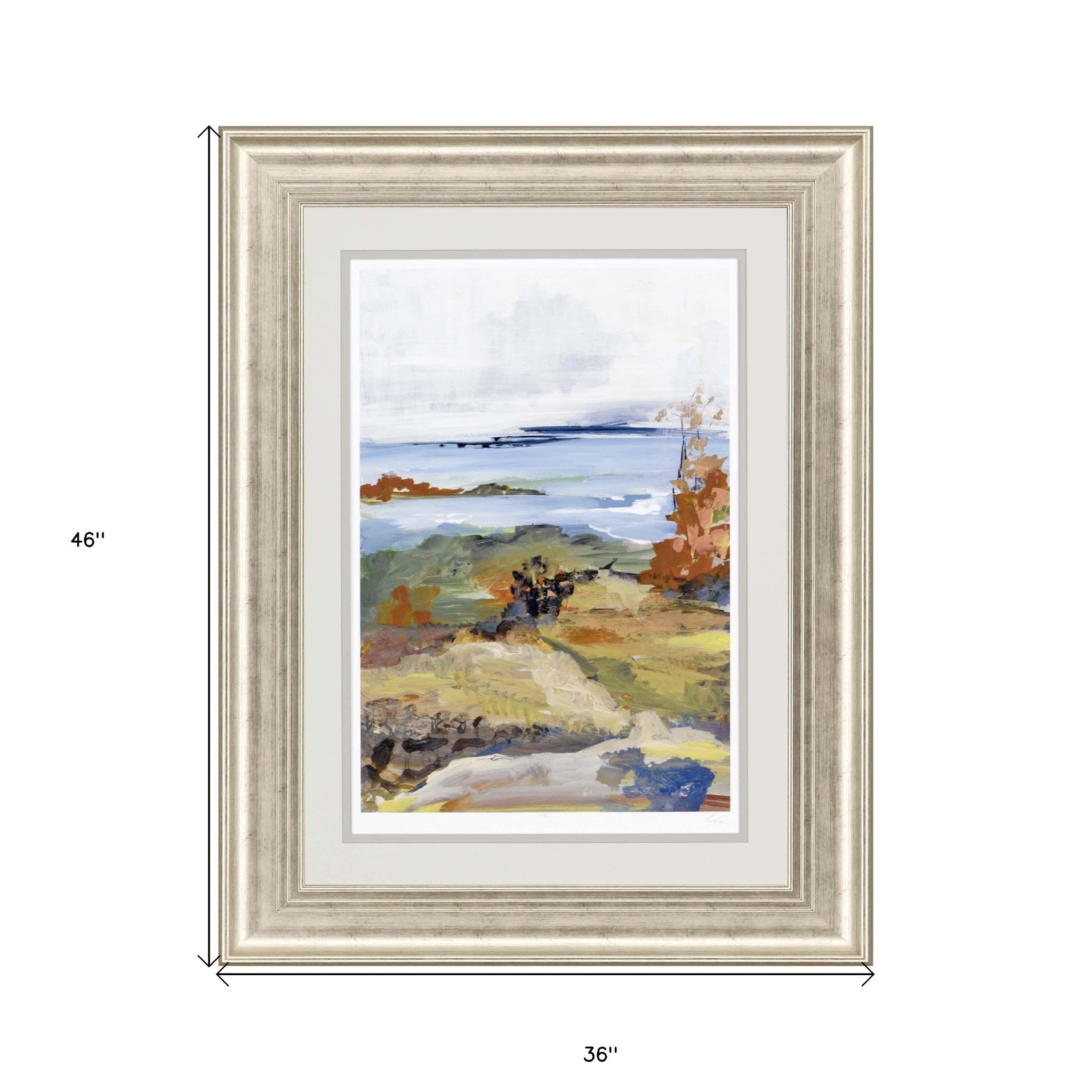 Generosity II Framed Art Silver Picture Frame Print Wall Art