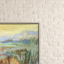 Marsh In May Canvas Silver Floater Frame Print Wall Art