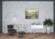 Marsh In May Canvas Silver Floater Frame Print Wall Art