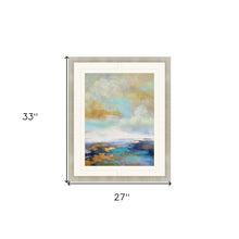 Iridescence Framed Art Gold Picture Frame Print Wall Art