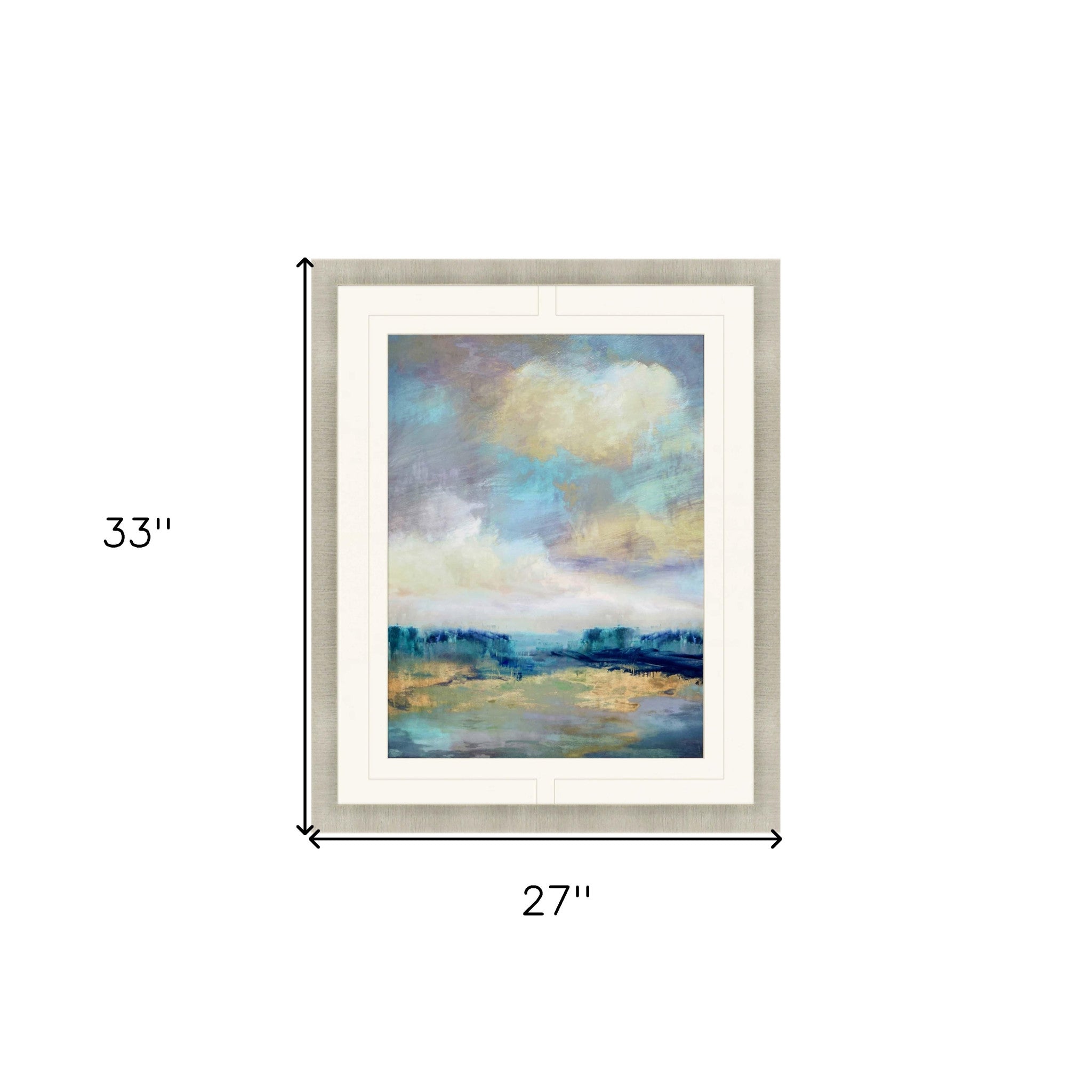 Opaline Framed Art Gold Picture Frame Print Wall Art