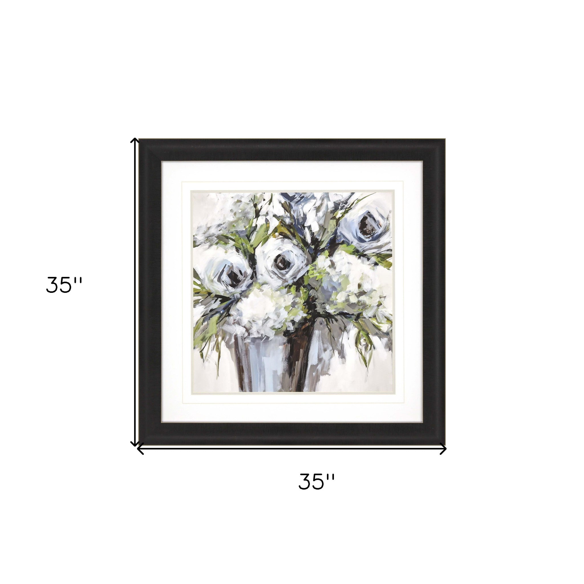 Serene Blossoms 2 Framed Art Brown Picture Frame Print Wall Art