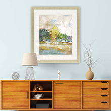 Forest Expanse I Framed Art Gold Picture Frame Print Wall Art