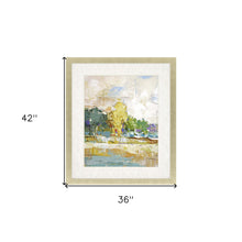 Forest Expanse I Framed Art Gold Picture Frame Print Wall Art