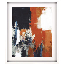 Orange Crush I Framed Art White Picture Frame Print Wall Art