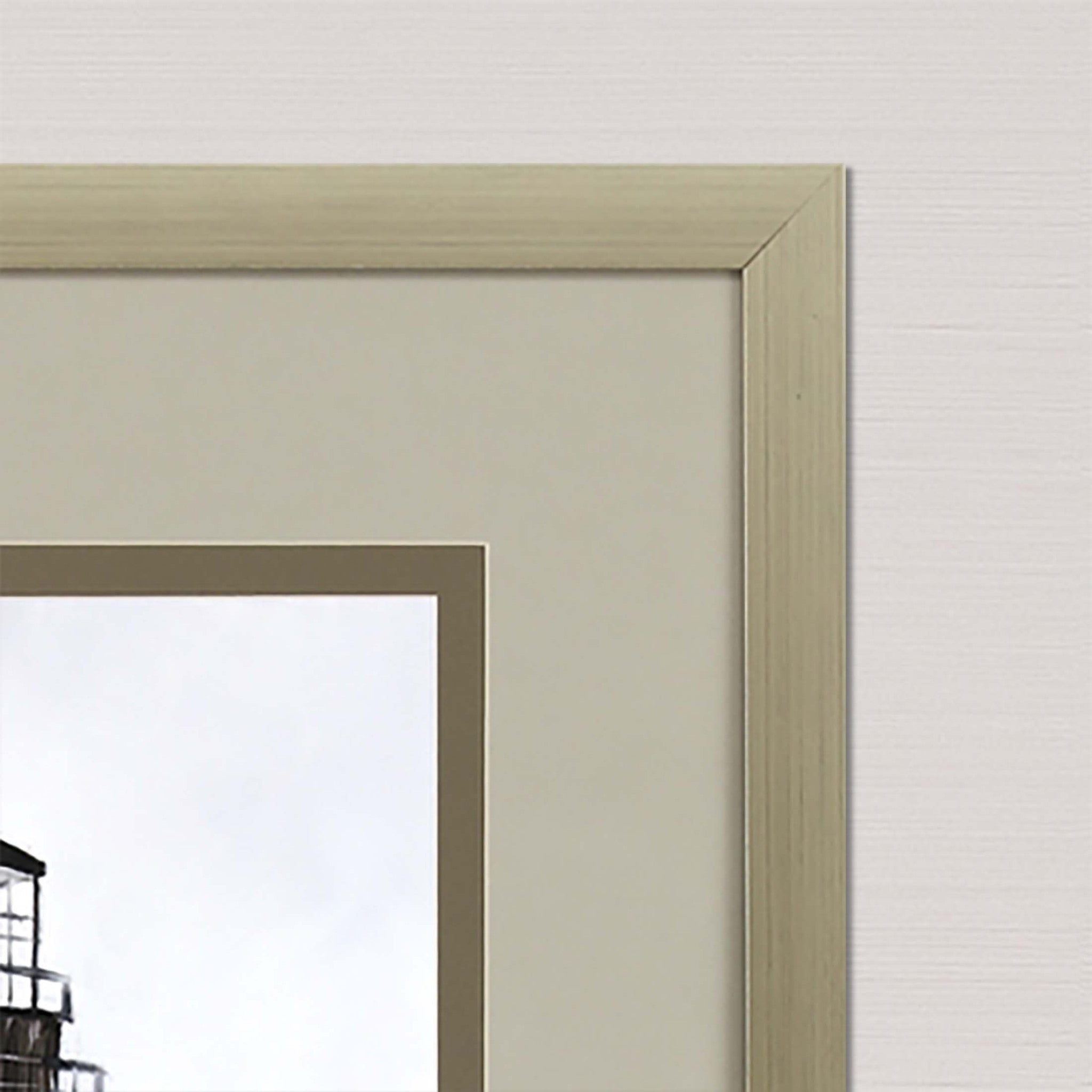 Rustic Lighthouse Ii Framed Art Silver Picture Frame Print Wall Art