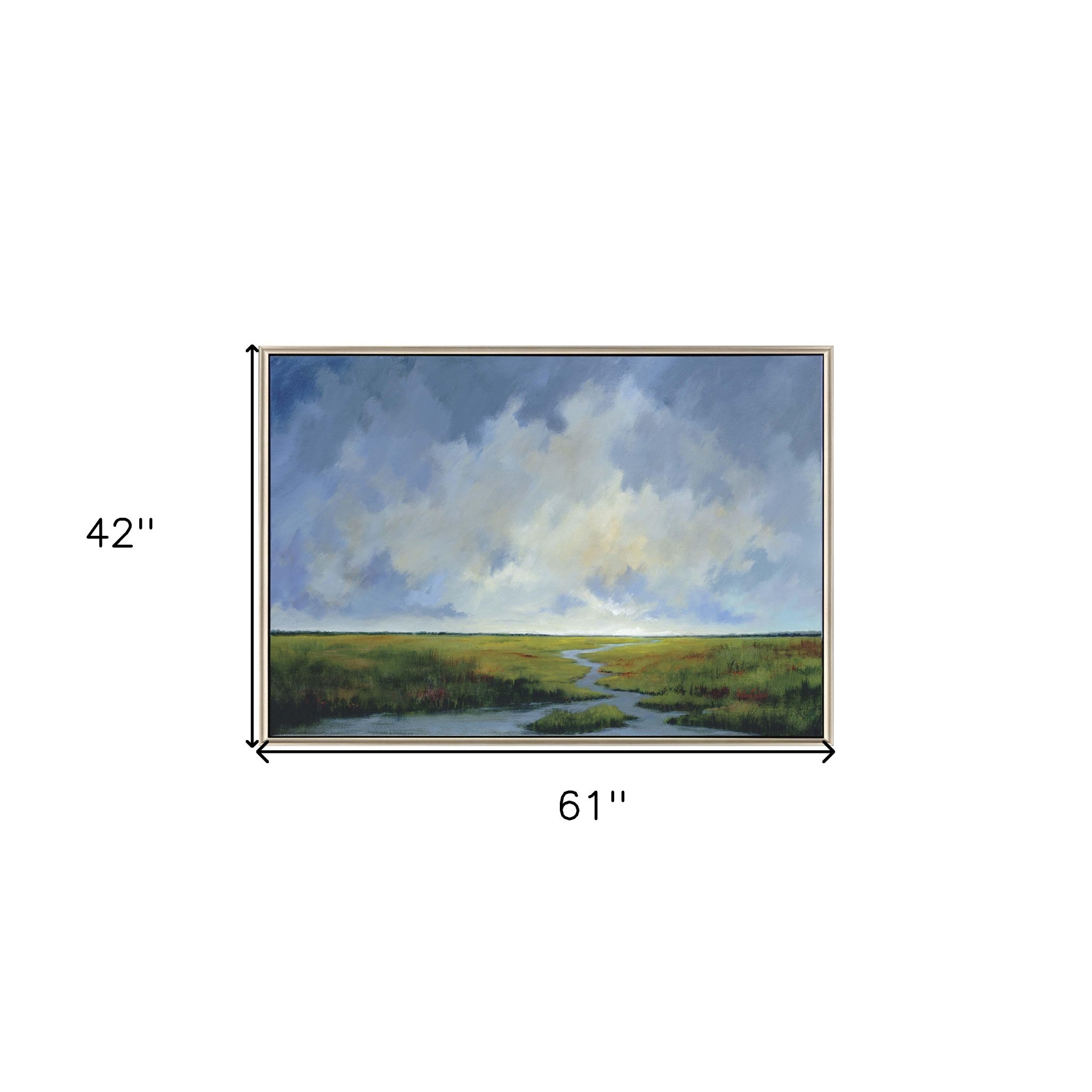 Journey Home Canvas Silver Floater Frame Print Wall Art