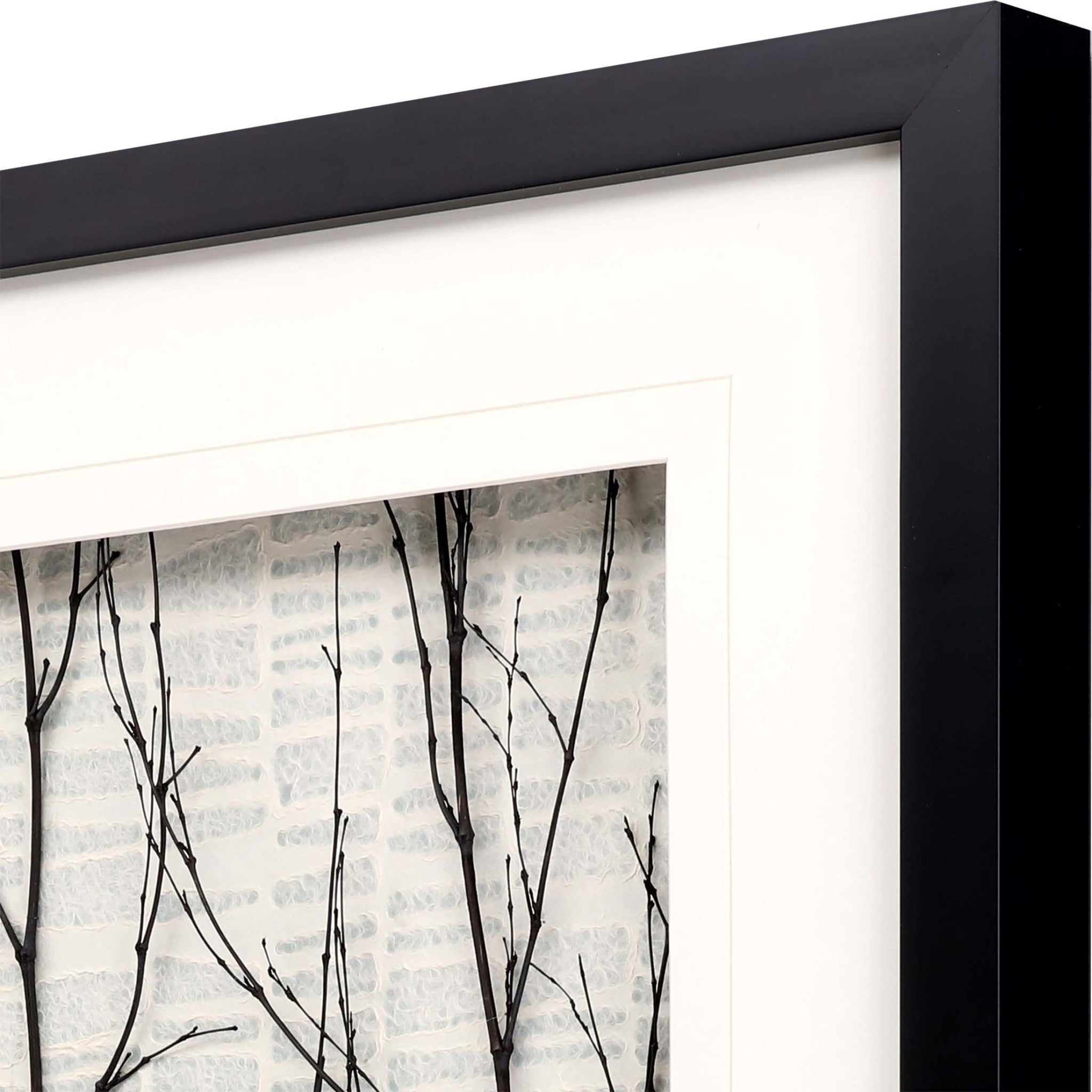 Silent Tree Framed Art Black Picture Frame Print Wall Art