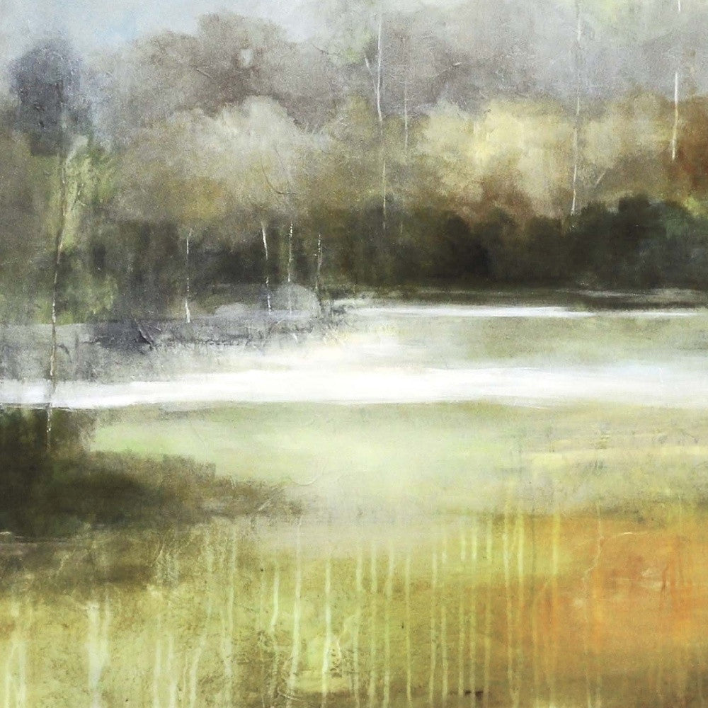 A Quiet Place Canvas Silver Floater Frame Print Wall Art