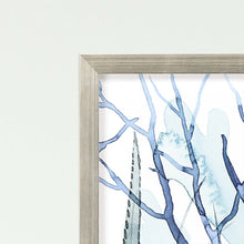 Sea Leaves I Framed Art Silver Picture Frame Print Wall Art