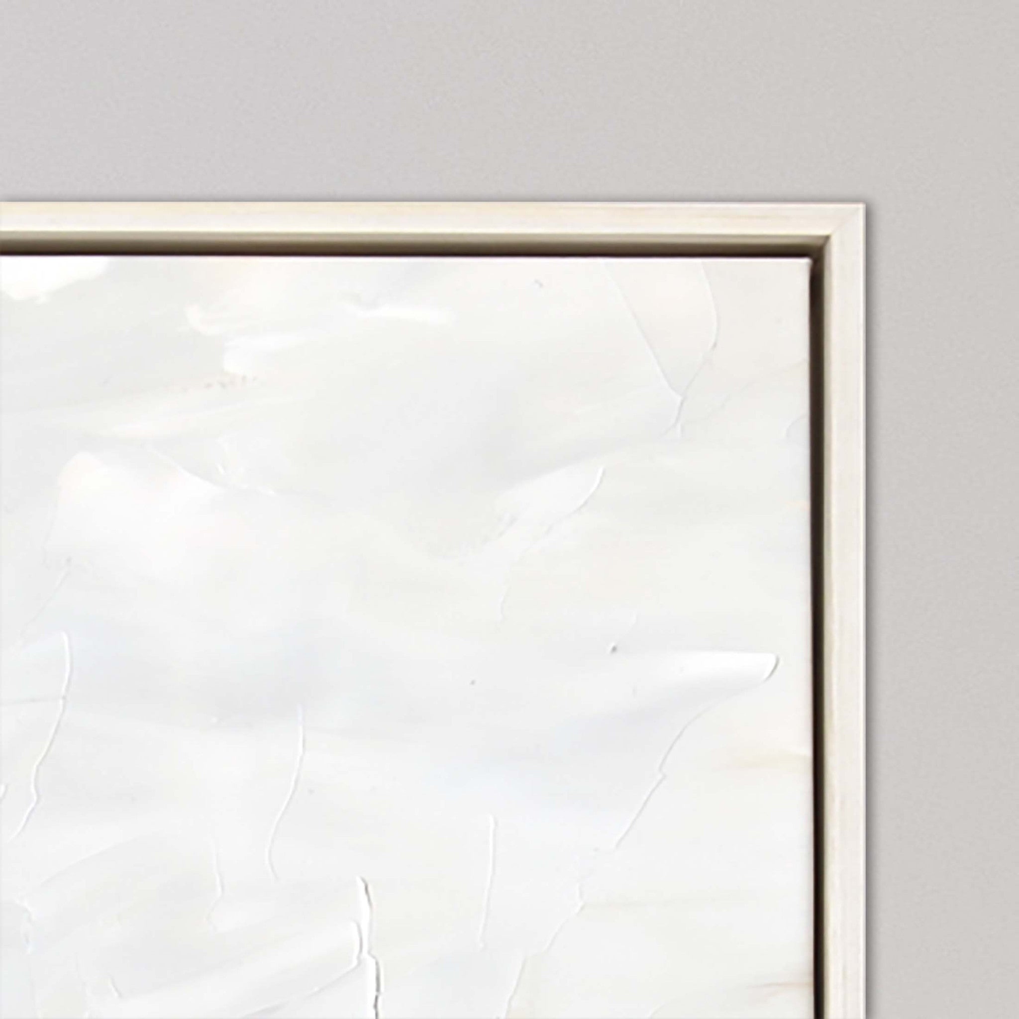 Golden Sails I Canvas White Floater Frame Large Wall Art