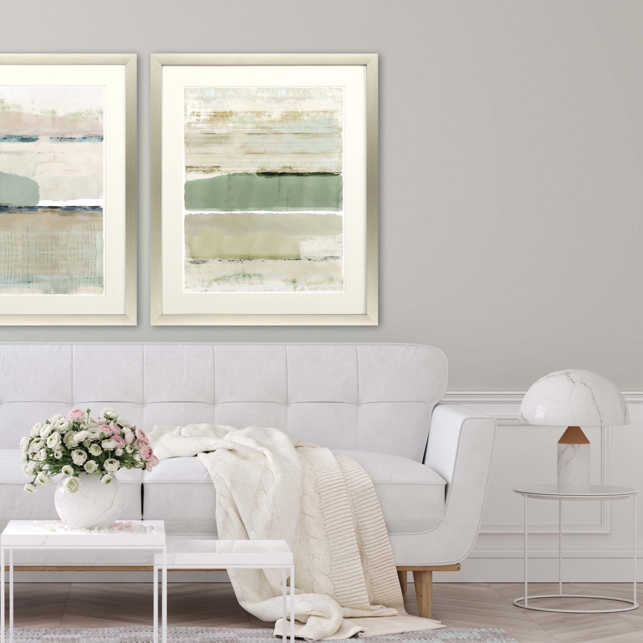 Miles Away Ii Framed Art Silver Picture Frame Print Wall Art