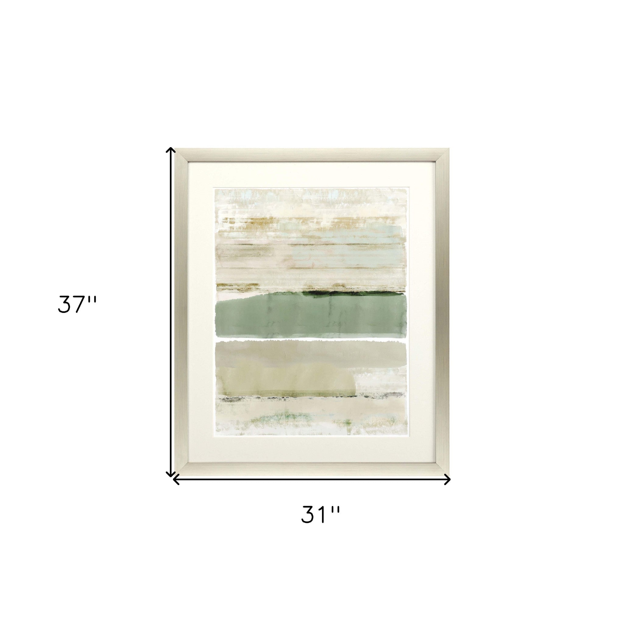 Miles Away Ii Framed Art Silver Picture Frame Print Wall Art