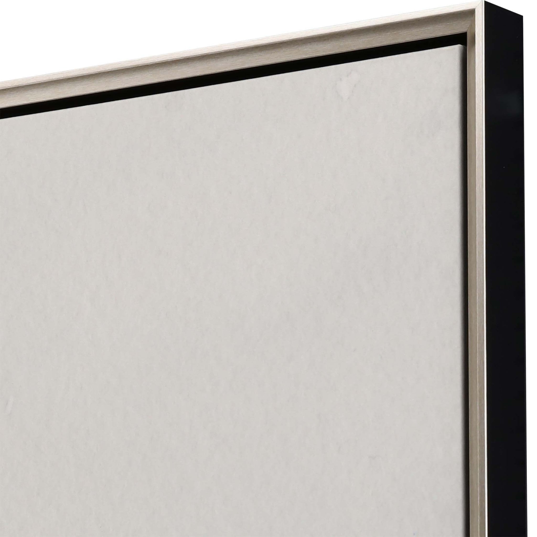 Heavy Fog Ii Canvas Silver Floater Frame Print Wall Art