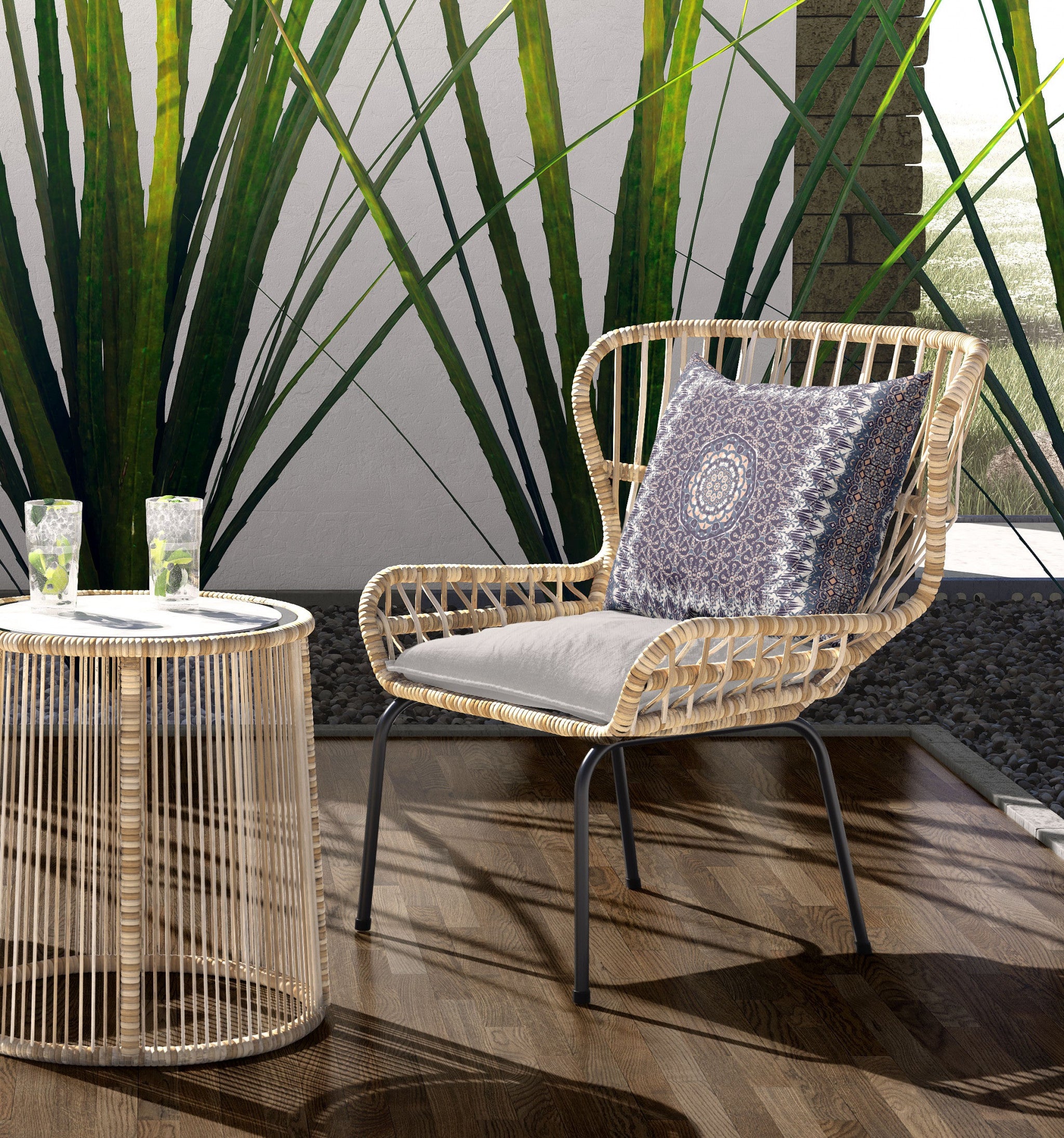 Cojín de gamuza con costura soplada Paisley rosa verde de 16 "X 16"