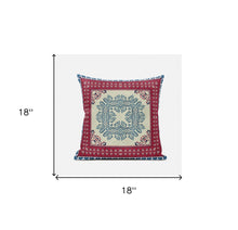 Cojín de gamuza con costura soplada geométrica amarilla roja de 18 